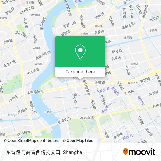 东育路与高青西路交叉口 map