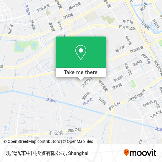 现代汽车中国投资有限公司 map