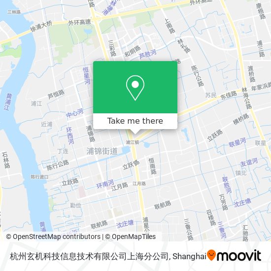 杭州玄机科技信息技术有限公司上海分公司 map