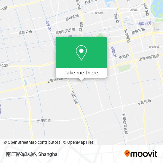 南庄路军民路 map