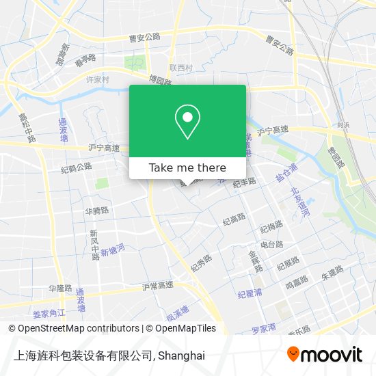 上海旌科包装设备有限公司 map