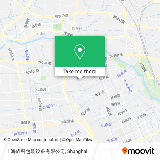 上海旌科包装设备有限公司 map