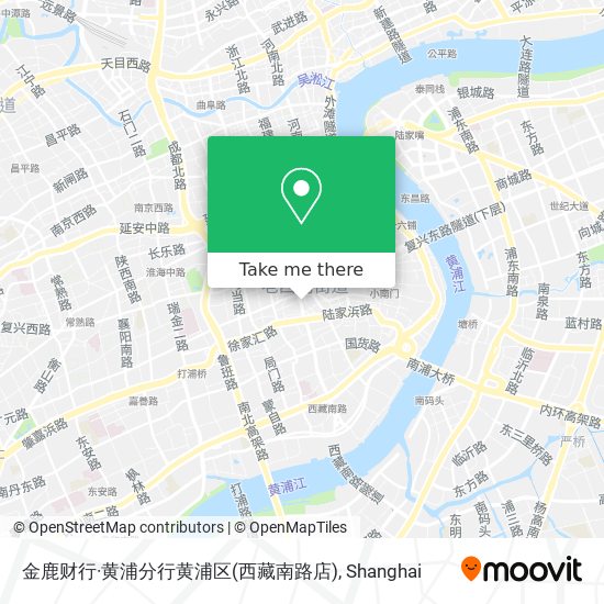 金鹿财行·黄浦分行黄浦区(西藏南路店) map