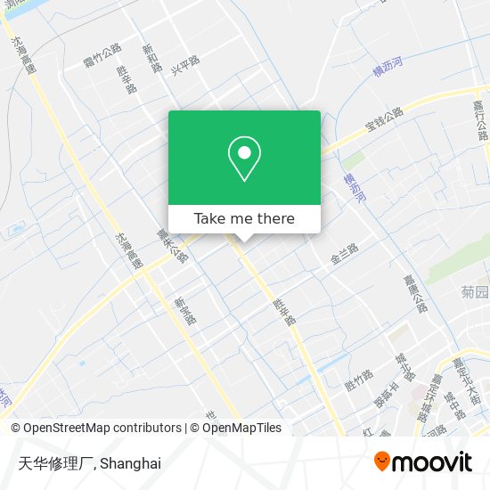 天华修理厂 map