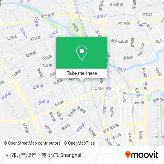 西郊九韵城景平苑-北门 map