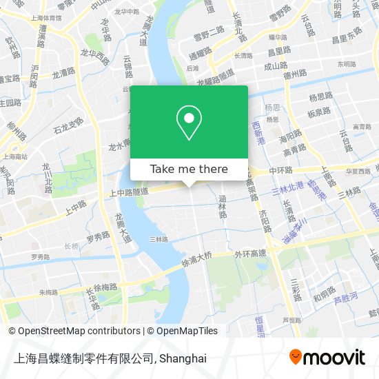 上海昌蝶缝制零件有限公司 map