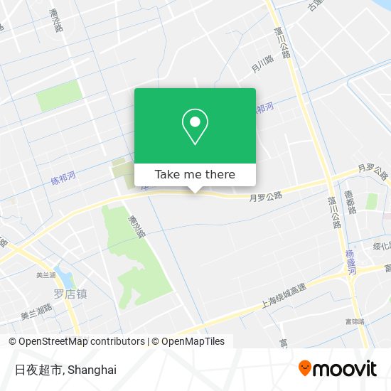 日夜超市 map