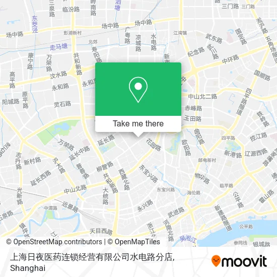 上海日夜医药连锁经营有限公司水电路分店 map
