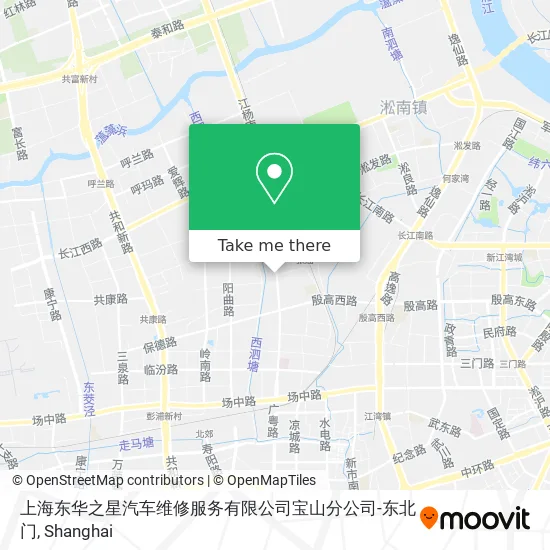 上海东华之星汽车维修服务有限公司宝山分公司-东北门 map