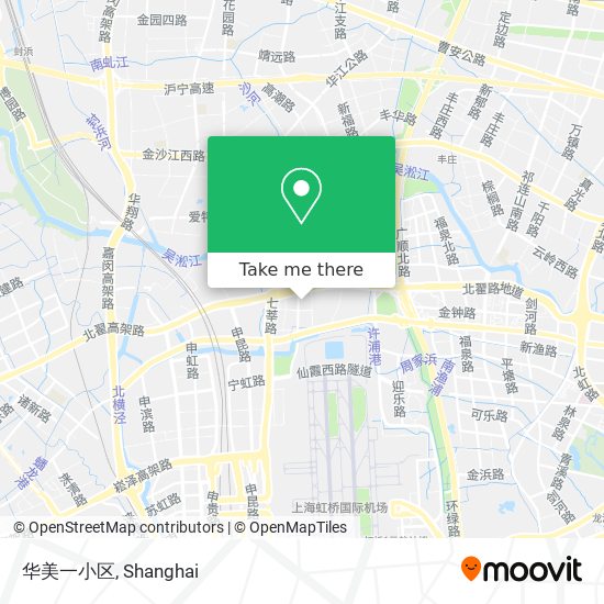 华美一小区 map