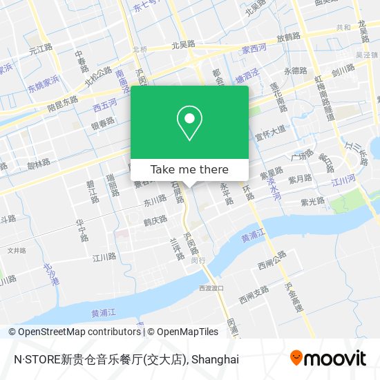 N·STORE新贵仓音乐餐厅(交大店) map