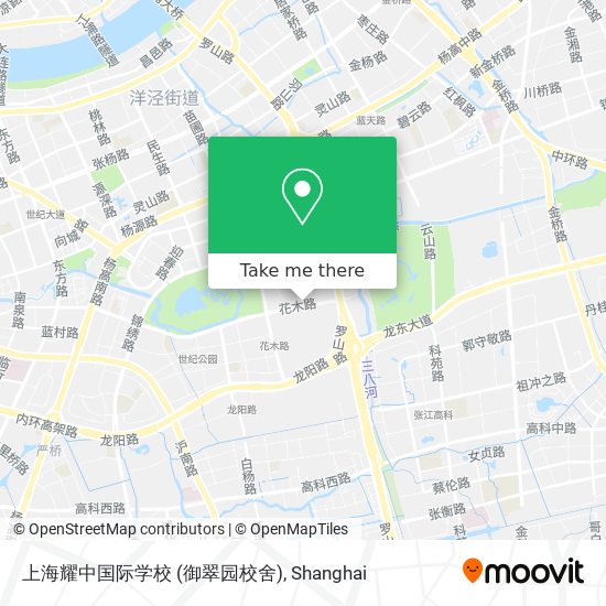 上海耀中国际学校 (御翠园校舍) map