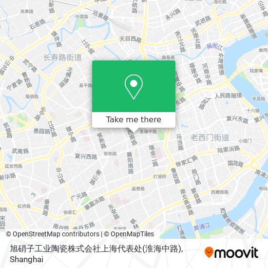 旭硝子工业陶瓷株式会社上海代表处(淮海中路) map