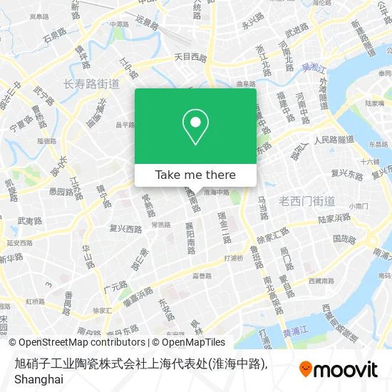 旭硝子工业陶瓷株式会社上海代表处(淮海中路) map