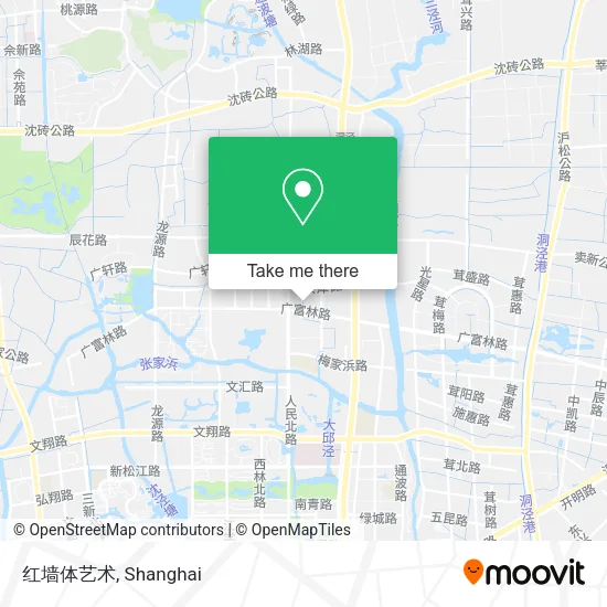 红墙体艺术 map
