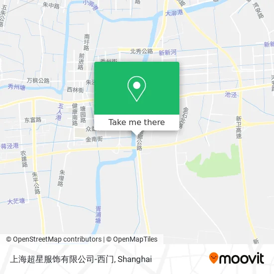 上海超星服饰有限公司-西门 map
