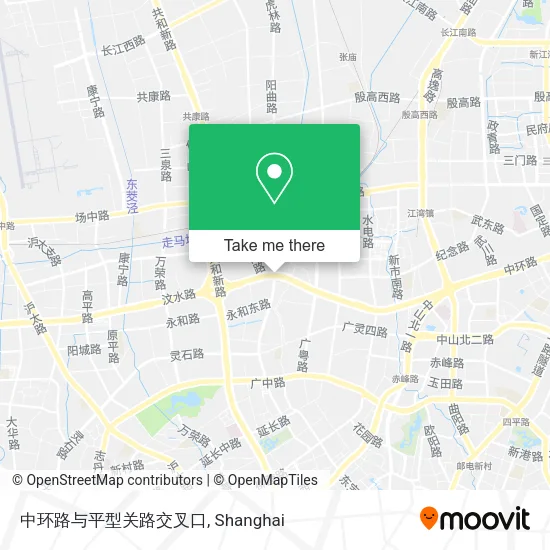 中环路与平型关路交叉口 map