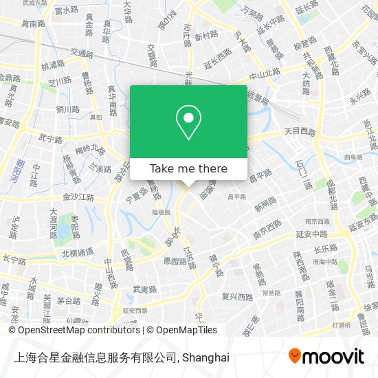上海合星金融信息服务有限公司 map