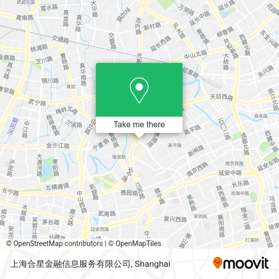 上海合星金融信息服务有限公司 map