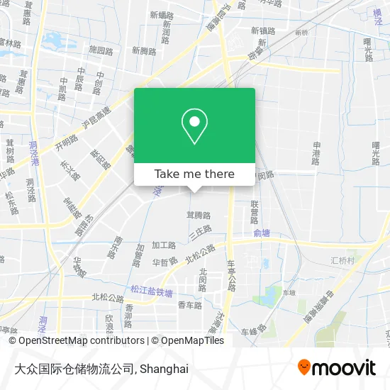 大众国际仓储物流公司 map