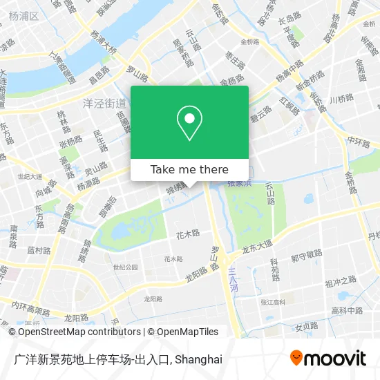 广洋新景苑地上停车场-出入口 map