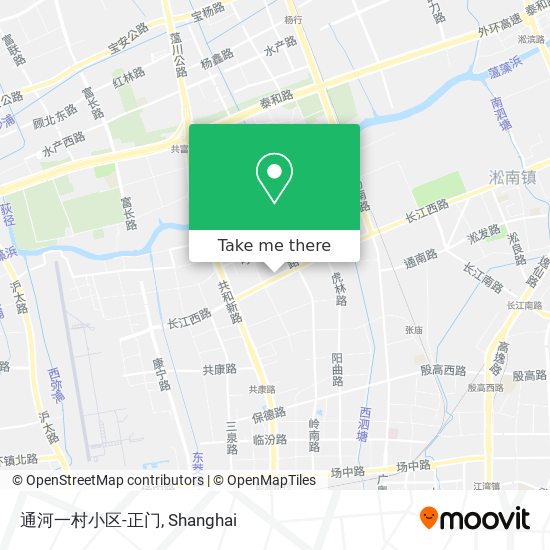 通河一村小区-正门 map