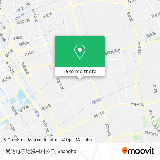 尚达电子绝缘材料公司 map