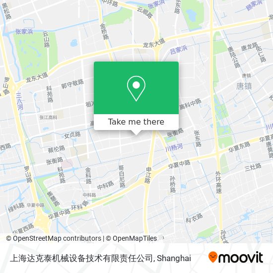 上海达克泰机械设备技术有限责任公司 map