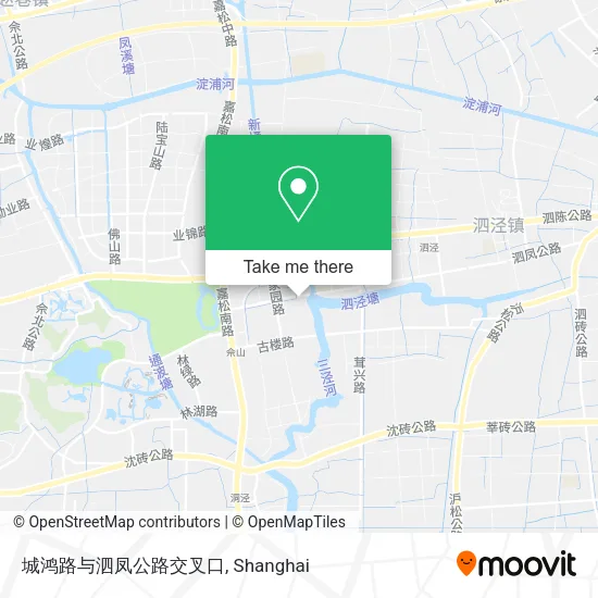 城鸿路与泗凤公路交叉口 map