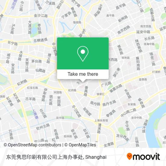 东莞隽思印刷有限公司上海办事处 map