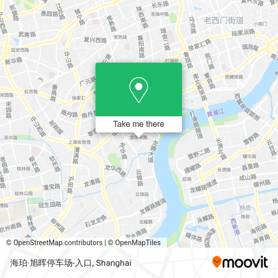 海珀·旭晖停车场-入口 map