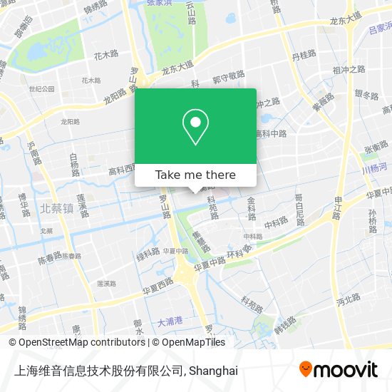 上海维音信息技术股份有限公司 map