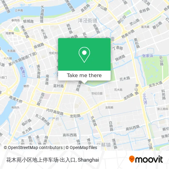 花木苑小区地上停车场-出入口 map