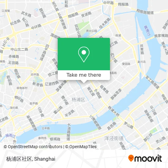杨浦区社区 map