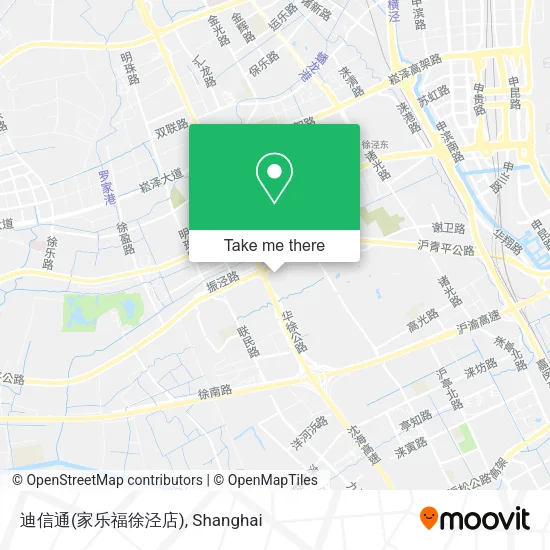 迪信通(家乐福徐泾店) map