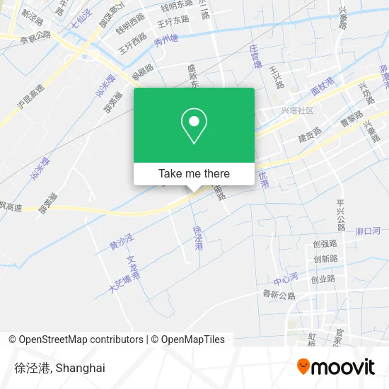 徐泾港 map