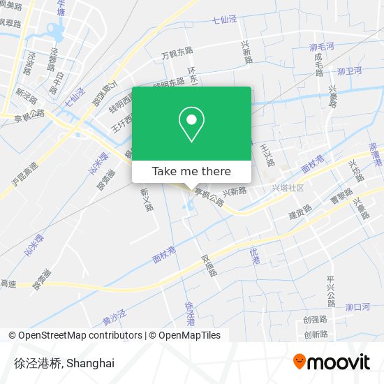 徐泾港桥 map