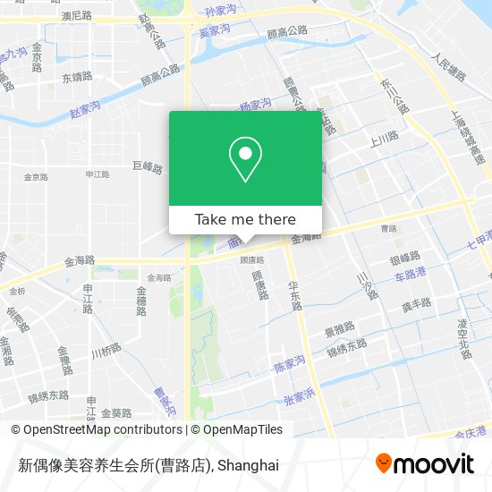新偶像美容养生会所(曹路店) map