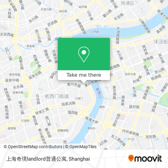 上海奇境landlord普通公寓 map