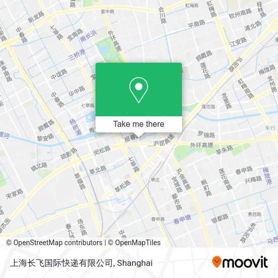 上海长飞国际快递有限公司 map