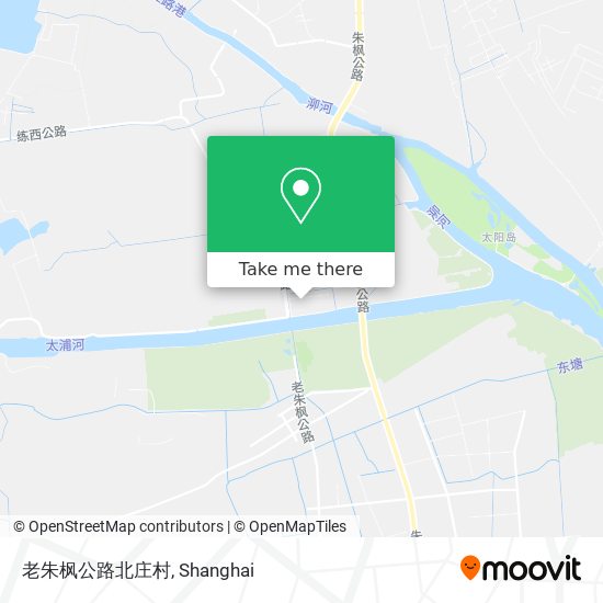 老朱枫公路北庄村 map