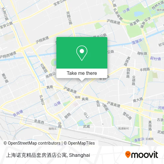 上海诺克精品套房酒店公寓 map