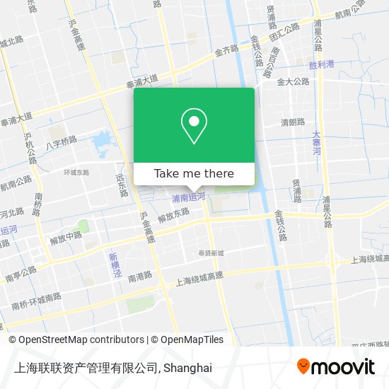 上海联联资产管理有限公司 map