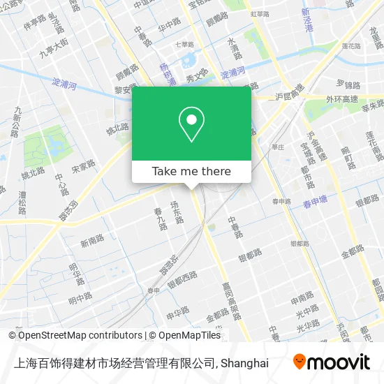 上海百饰得建材市场经营管理有限公司 map