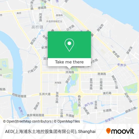 AED(上海浦东土地控股集团有限公司) map
