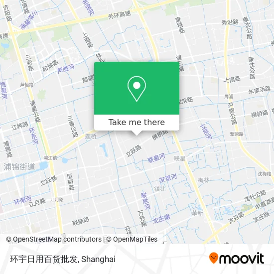 环宇日用百货批发 map