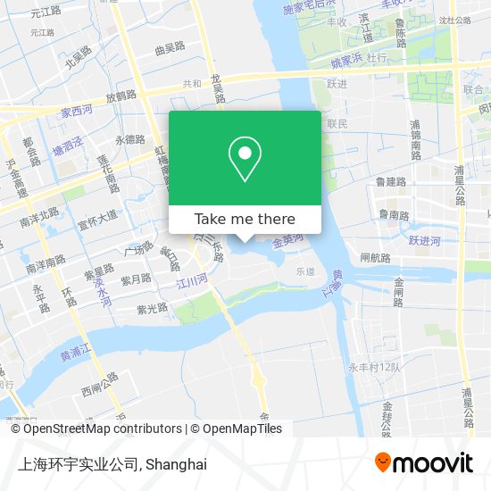 上海环宇实业公司 map