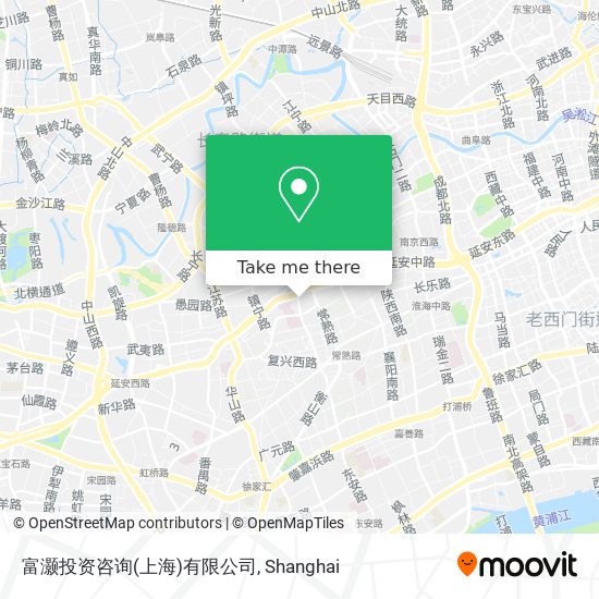富灏投资咨询(上海)有限公司 map
