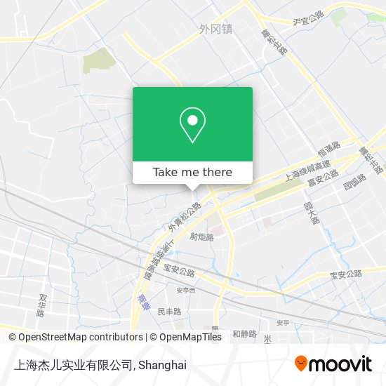 上海杰儿实业有限公司 map