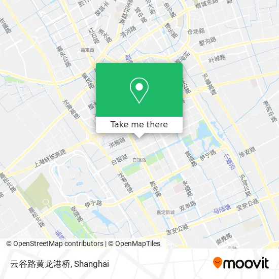 云谷路黄龙港桥 map